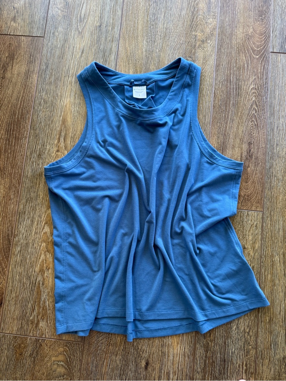Athleta Blue Sleeveless Tank Top